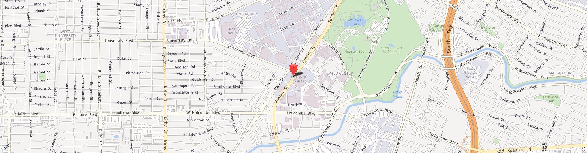 Location Map: 6560 Fannin Street Houston, TX 77030
