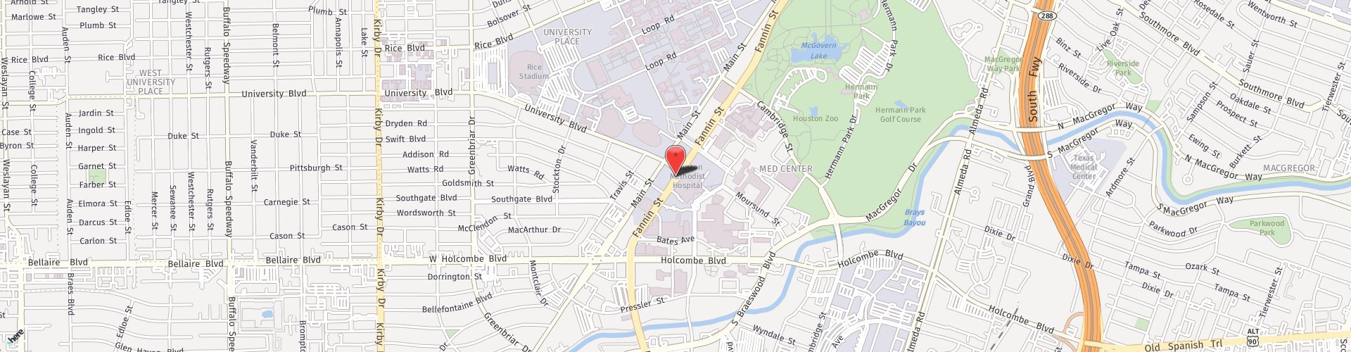 Location Map: 6560 Fannin Street Houston, TX 77030