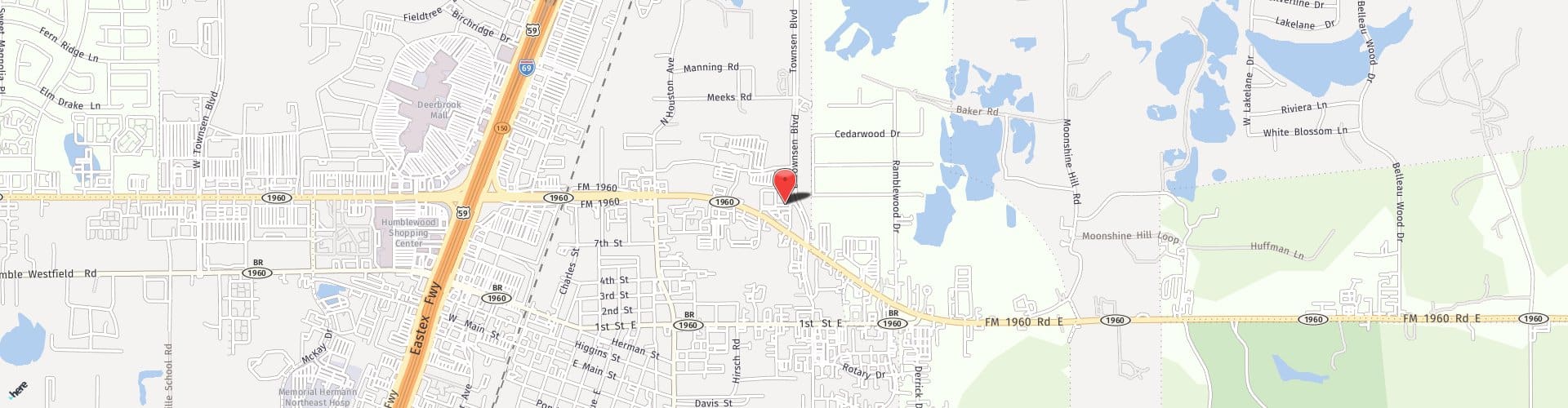Location Map: 1485 FM 1960 Bypass Rd E Kingwood, Texas 77339