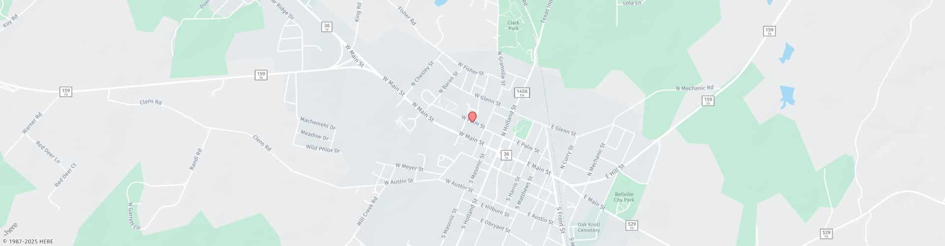 Location Map: 235 West Palm Bellville, Texas 77418